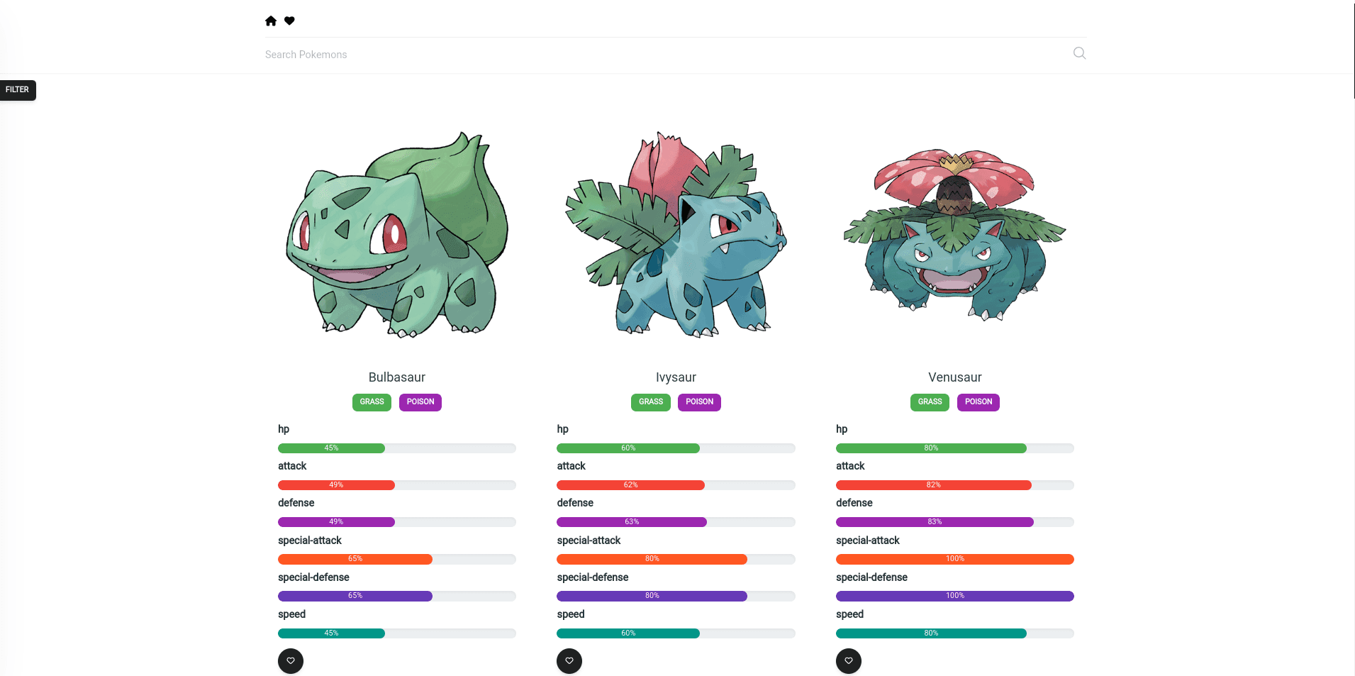 Pokémon Wallet interface