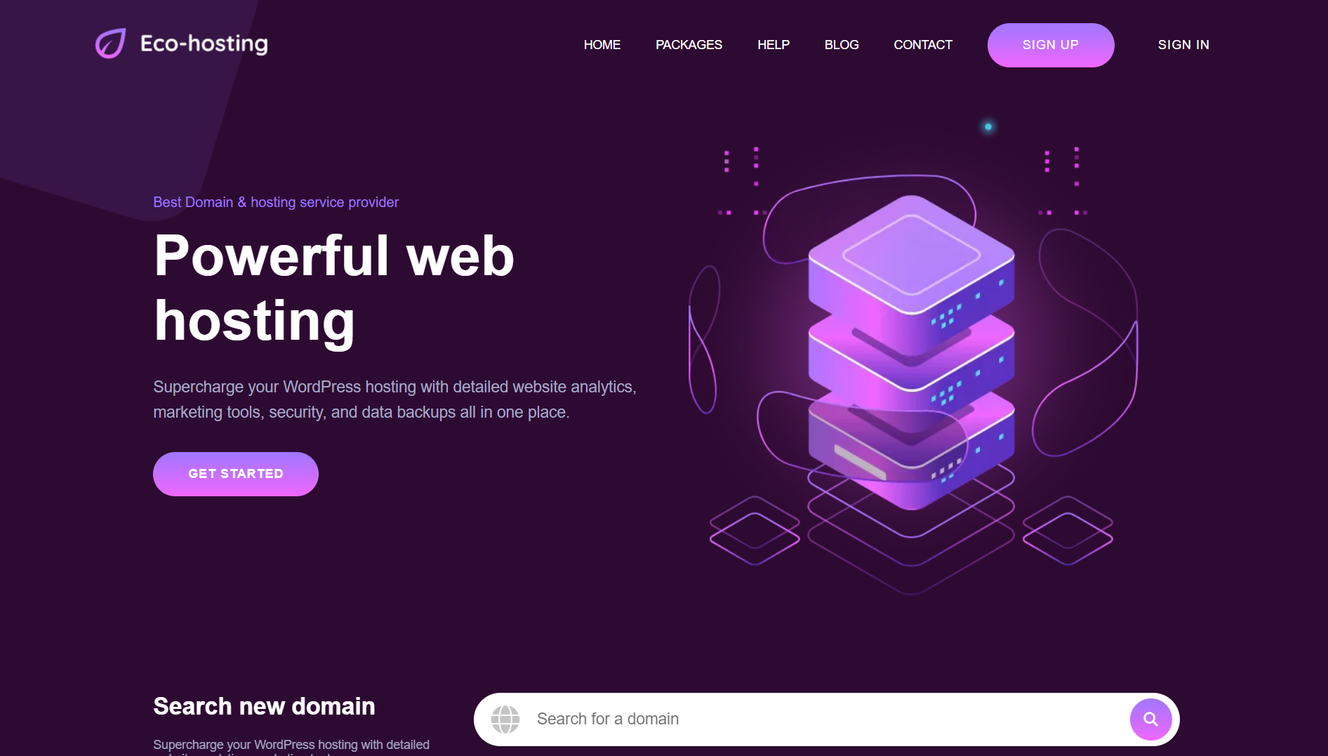 eco-Hosting project thumbnail