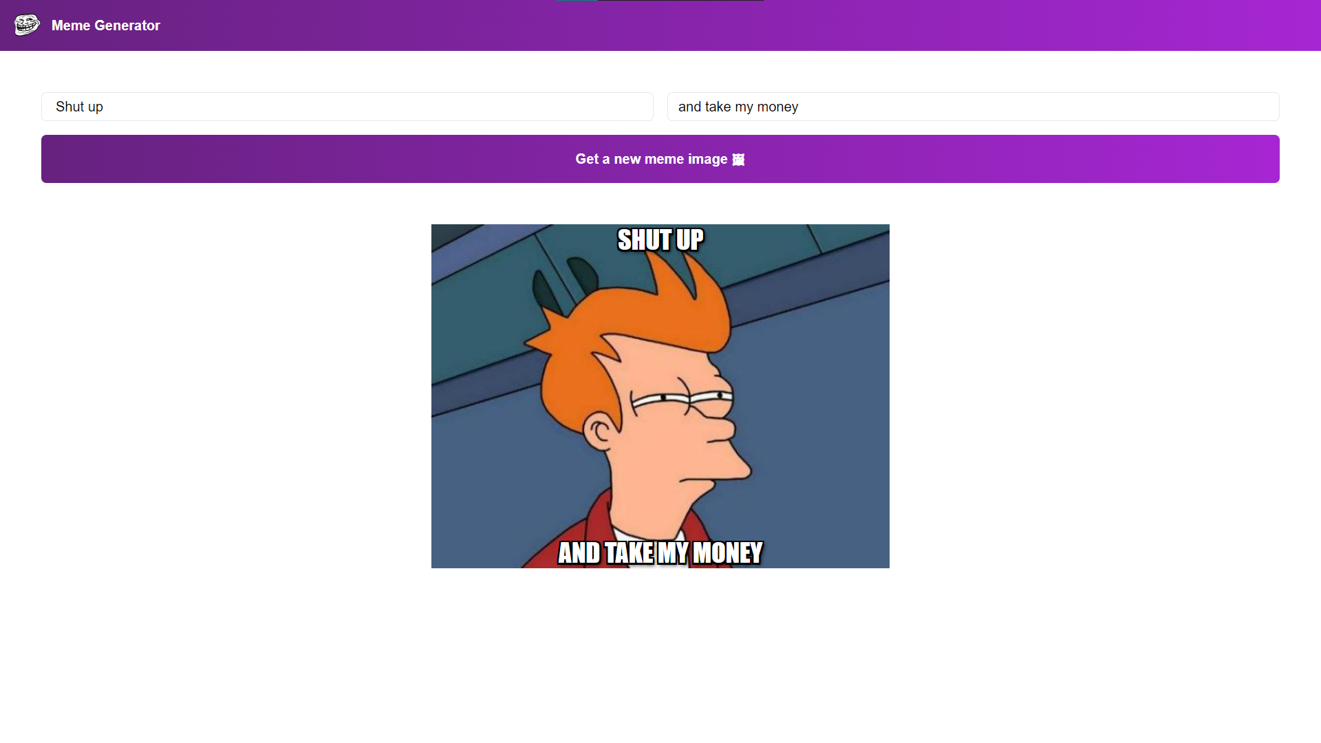 Meme Generator project thumbnail